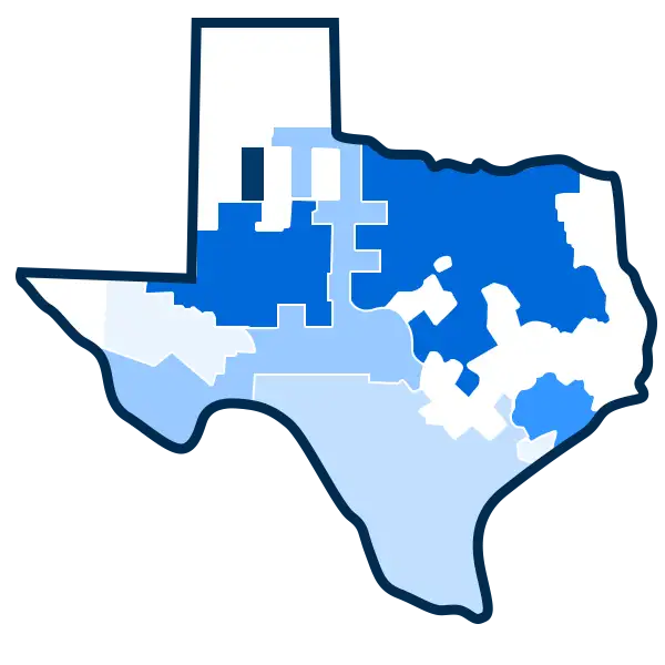 texas utility map